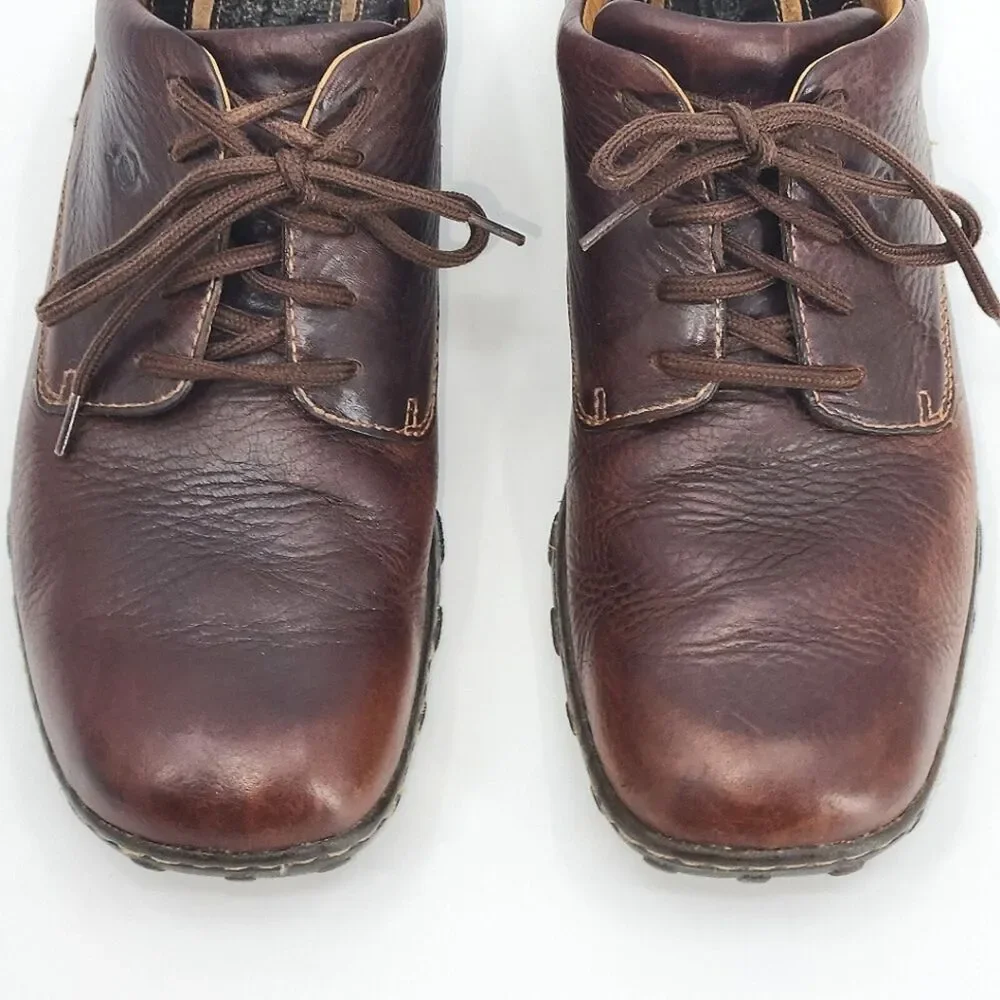 Vintage Born Tycoon Shoes Men's Size 11 Brown Full Grain Leather M6186 Oxford